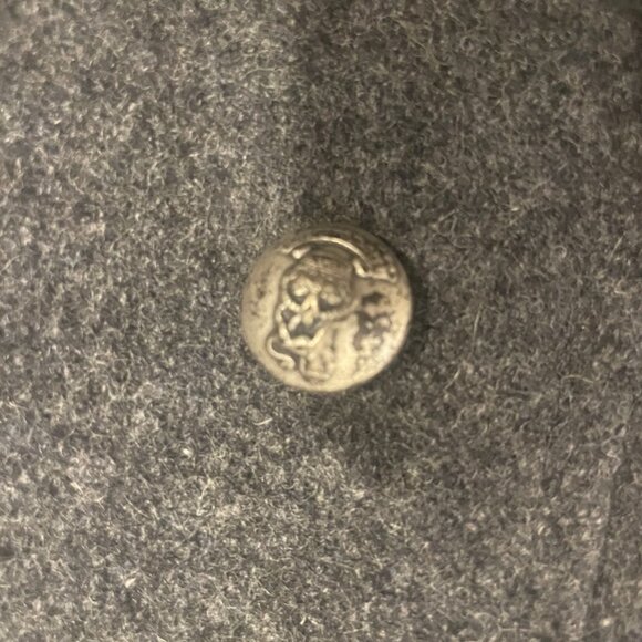 Women's Le Chateau Wool Double-Breasted Pea Coat (Sz Med) - Picture 3 of 6